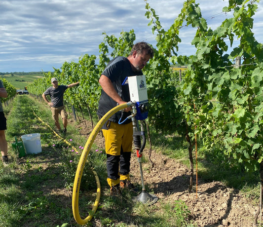 Innovativer Feldversuch im Weingut Liechtenstein: ArboBoost im Einsatz