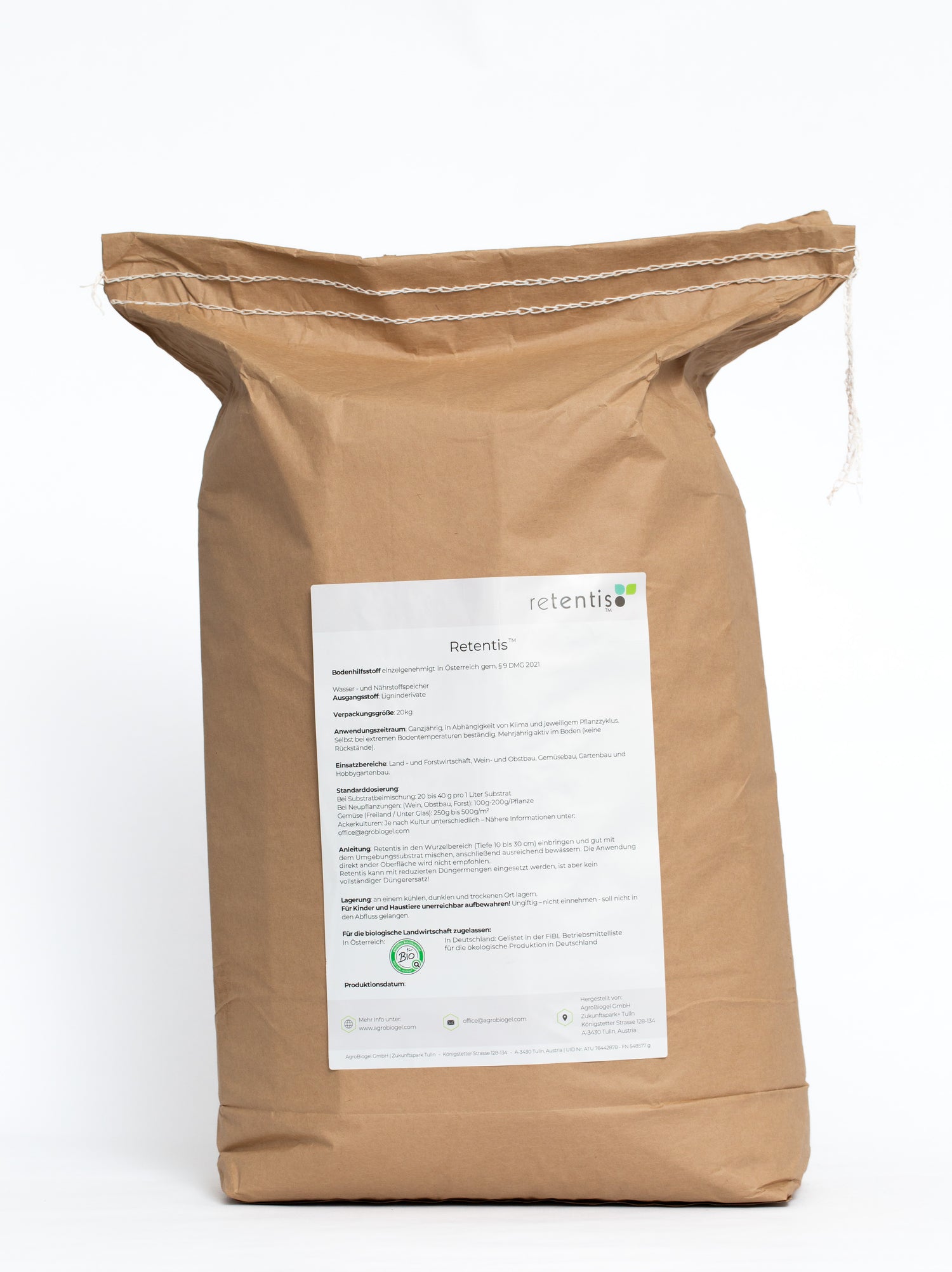 RETENTIS® im 20kg Sack aus Kraftpapier